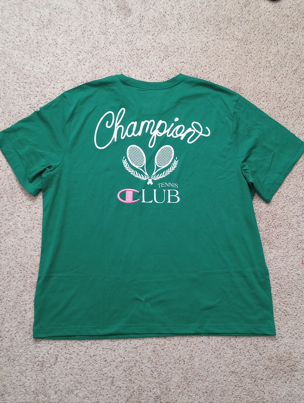 Brand New Champion Tennis Club Green Shirt Women's XXL
